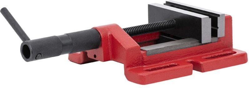 Maschinenschraubstock, Backen-B. 120 mm, Spann-W. 110 mm, V-Nut für Rundmaterialien, 1250 n Spannkraft, 5,4 kg - Stier