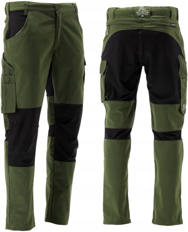 Arbeitshose SERWAL 4-Way STRETCH grün/schwarz Gr. XXL