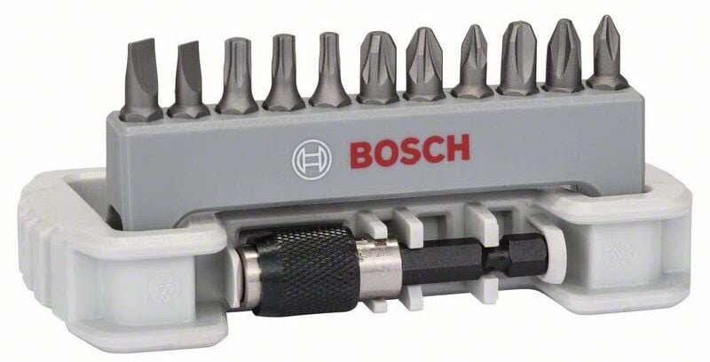 Bosch Schrauberbit-Set Extra-Hart 11-teilig PH PZ T, S 25 mm Bithalter