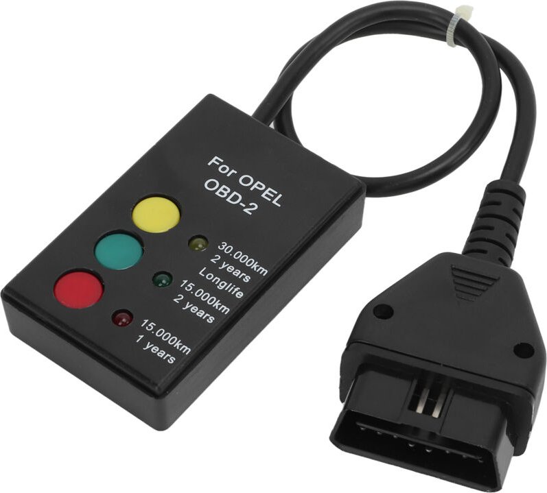 Ölservice-Reset-Tool für Opel Astra Zafira Corsa, Ölservice-Reset-Anzeige, Plug & Play, hohe Präzision, ABS-Material.