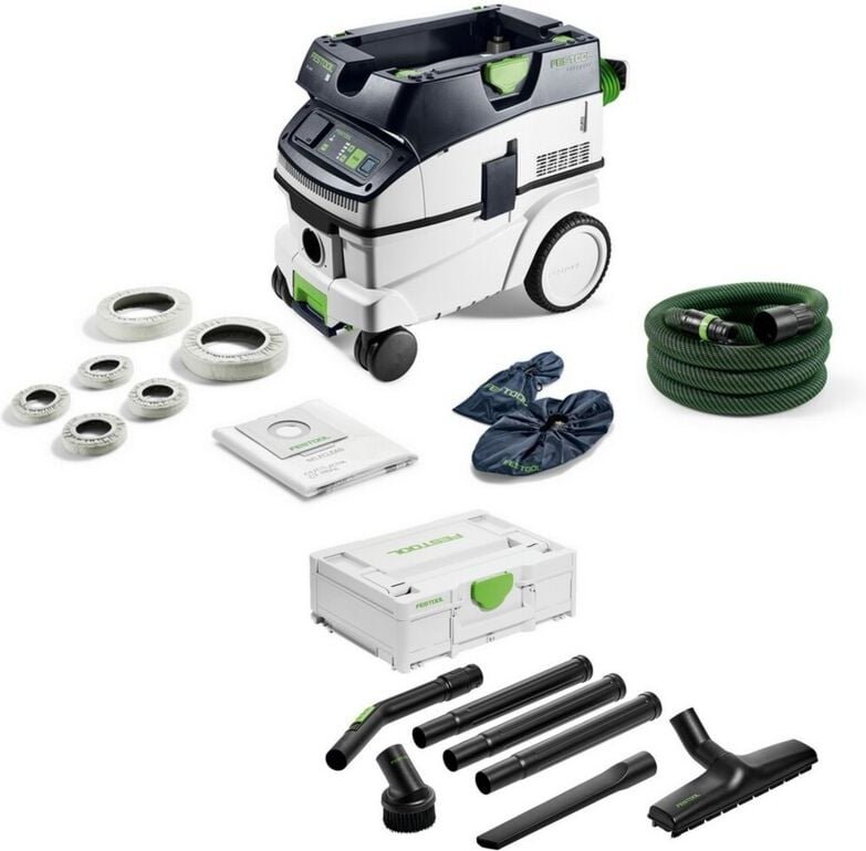 Absaugmobil ctl 26 ei-flr 578152 + Reinigungsset rs-st d 27/36-Plus - Festool