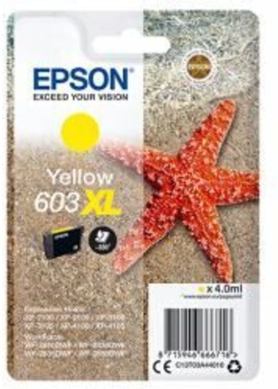 Epson Singlepack Yellow 603XL Ink