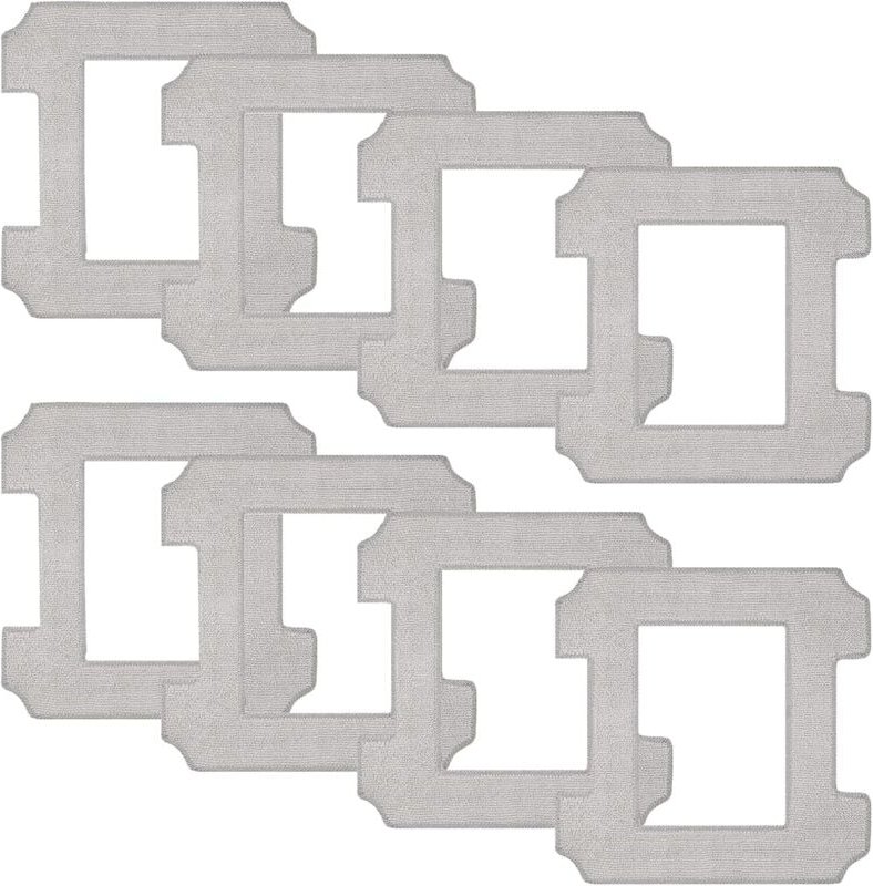 8 Stück Ersatz Wischtücher für Ecovacs Winbot W1 Pro / W1 / W2 Omni / W2, Fensterputzroboter Mikrofaser Wischmop kompati...