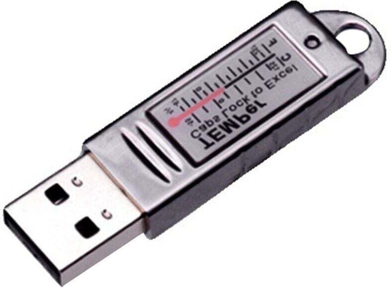 USB-Thermometer für Computer, Temperatursensor, Sonde, Fernüberwachung für Aquarien, Industrie, Gold-TEMPer
