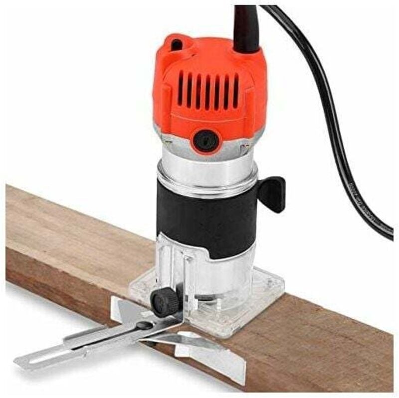 INHHUB Elektrische Oberfräse für die Holzbearbeitung, Hand-Trimmer-Oberfräse, Tischler-Laminier-Oberfräse, für die Oberf...