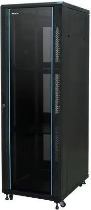 19'-Rackschrank Phasak Pro 37U 600x800 Zerlegt pho 6837 - Robuste Konstruktion, Tür aus gehärtetem Glas, Belüftung, Netz...