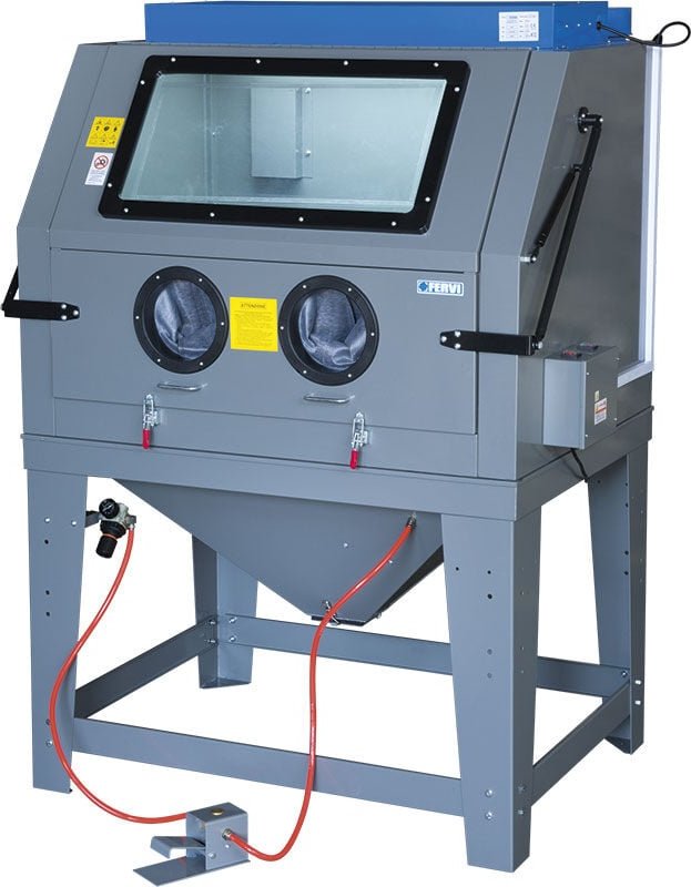 Sandstrahlkabine Sandstrahler Sandstrahlgerät Sandstrahlanlage Fervi 0601