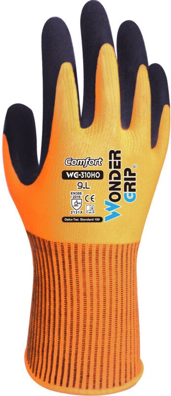 Arbeitshandschuh Wonder Grip comfort WG310ho Latex Polyester Gauge 13 9/L