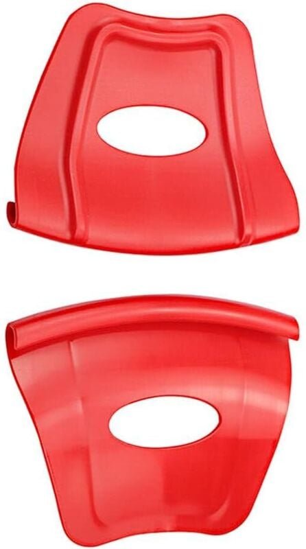 2er-Pack rote Felgenschützer für Motorradreifen, 14 x 10,79 cm
