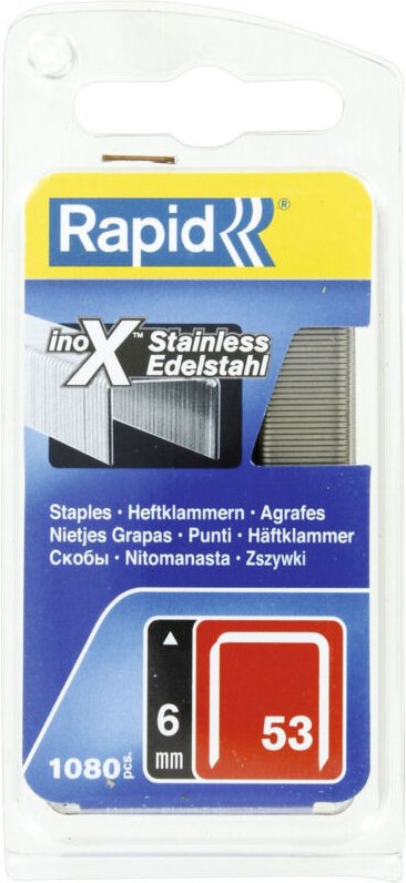 Clips aus Edelstahl Nr. 53 – 1080 Stück – 6 mm – Rapid