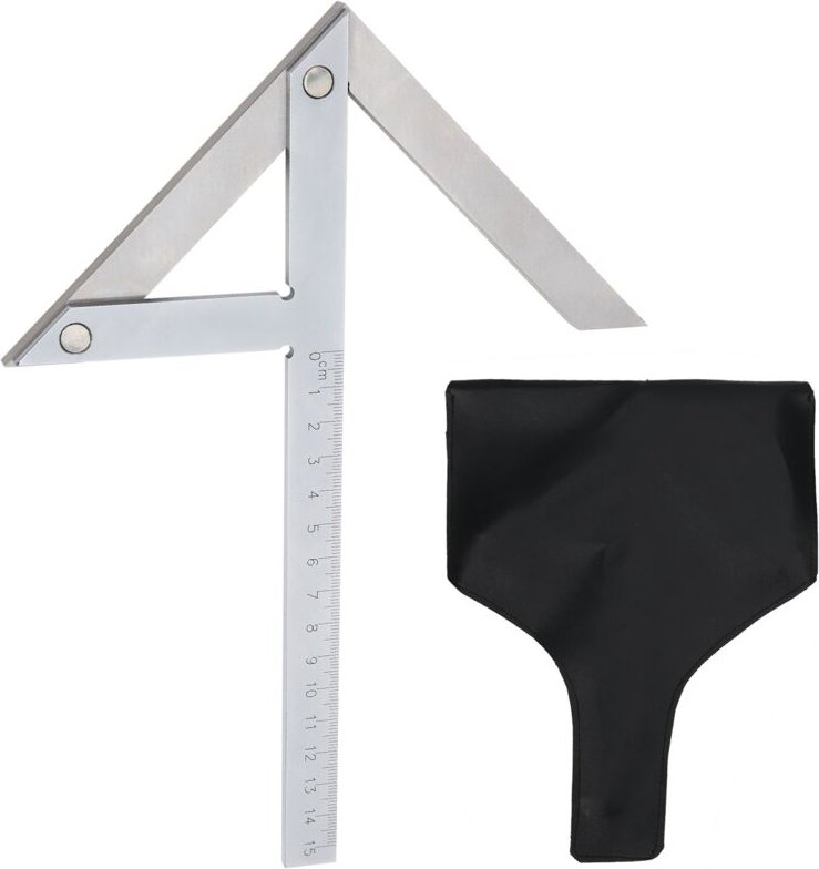 Thumbnail - Eosnow Hohe Genauigkeitsmesserwinkelmesser aus Edelstahl 45/90 Grad Lineal Markierung