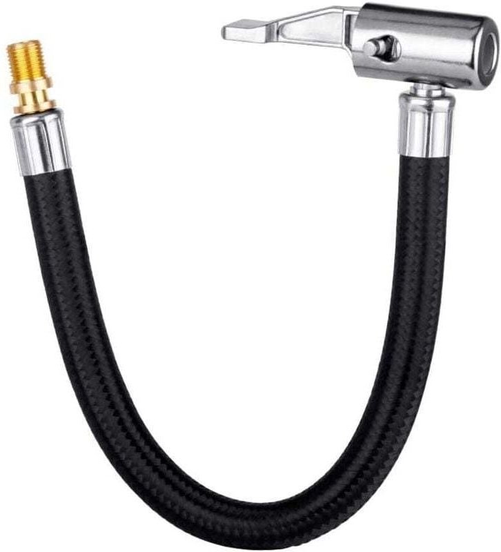 Feststellfutter für Luftreifen mit Standard-Gummigriff und Ventil, Feinrolle, Adapter zum Verdrehen der Reifenfüllpumpe,...