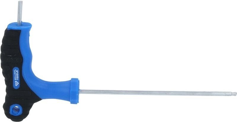 Brilliant Tools - T-Griff-Kugelkopf-Innensechskant-Winkelstiftschlüssel 2,5 x 100 mm