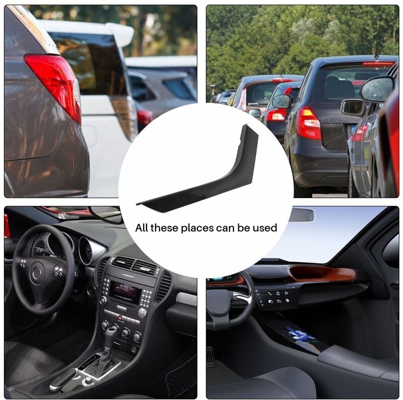 Tlily - Auto Carbon Fiber Grain Center Console Dekoration Streifen für Range Evoque 2012-2018