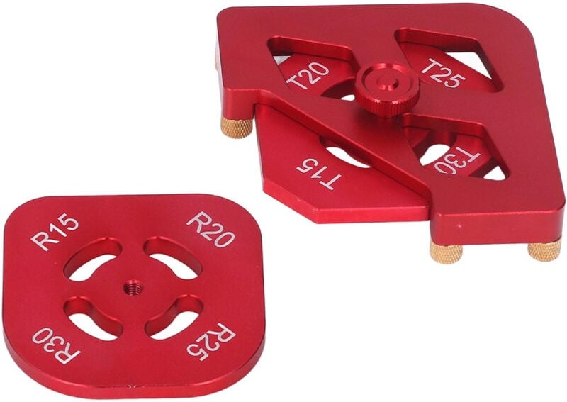 Frässchablonen-Set aus Aluminiumlegierung für runde Winkel und Radien – Werkzeugset für die Holzbearbeitung