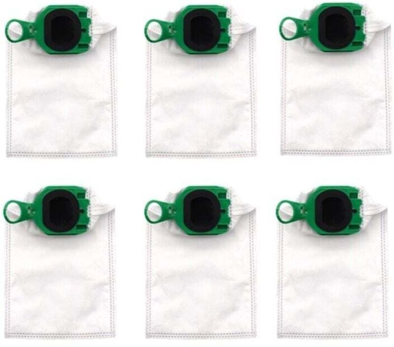 6 pezzi per aspirapolvere Vorwerk Kobold VB100 vb 100 FP100 fp 100, set di sacchetti di ricambio per aspirapolvere.