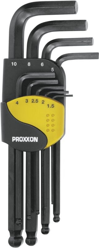 Proxxon - Winkelschlüsselsatz für Innensechskant-Schrauben 1,5 - 10 mm (9-teilig) - 23946