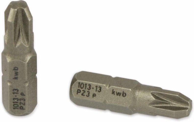KWB Bit-Set, PZ3, Chrom-Vanadium Stahl, 10 Stück