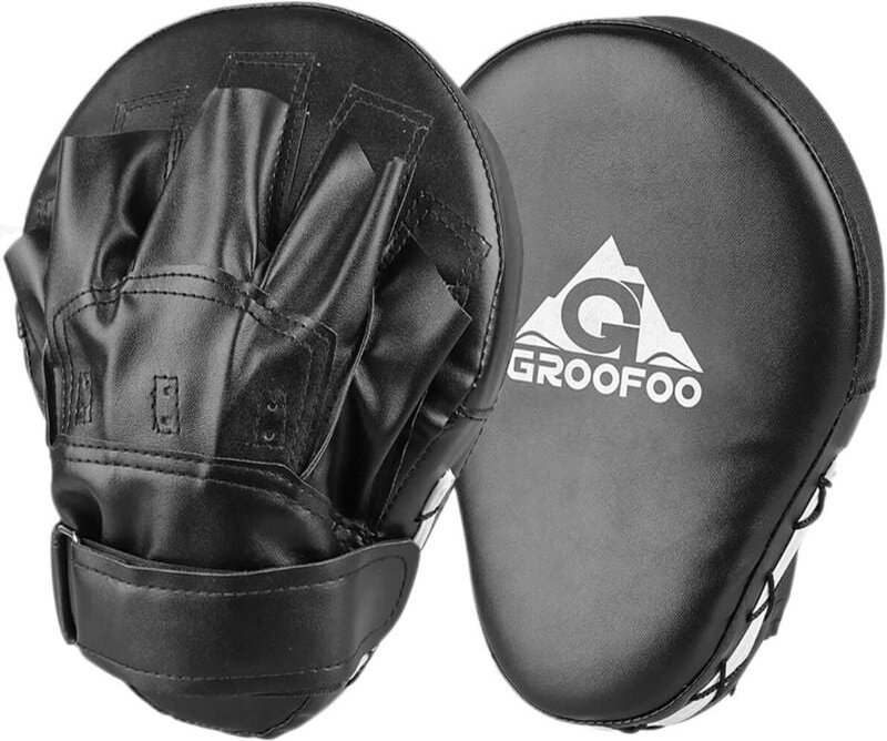 PU Handpratzen Doppelpolster Kickboxen Boxen Pratzen Für das Target Sparring Training, Boxen Pads für Kinder & Erwachsen...