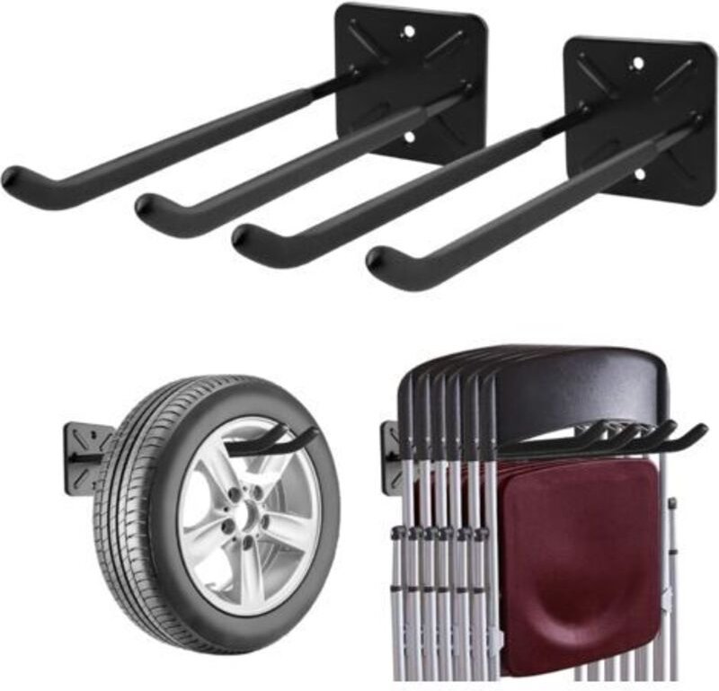 (2er-Pack) Garagenhaken, Wandgarderobe, Werkzeugschrank-Organizer, robuste Werkzeug-Organizer, Aufbewahrungshaken für Ga