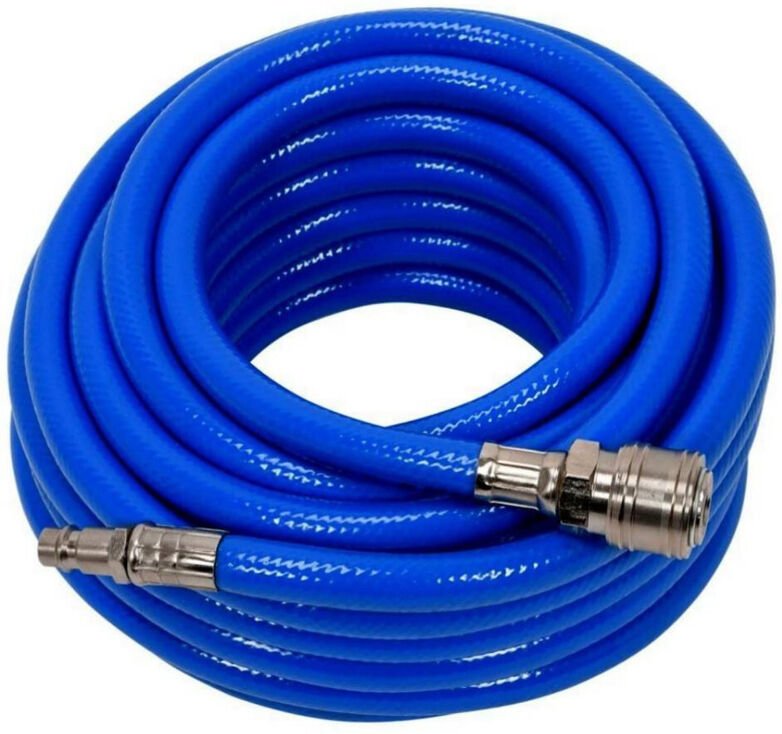 Trade Shop Traesio - Trade Shop - flexibler druckluftschlauch für kompressor 12 meter schnellverbinder 1/4″ -