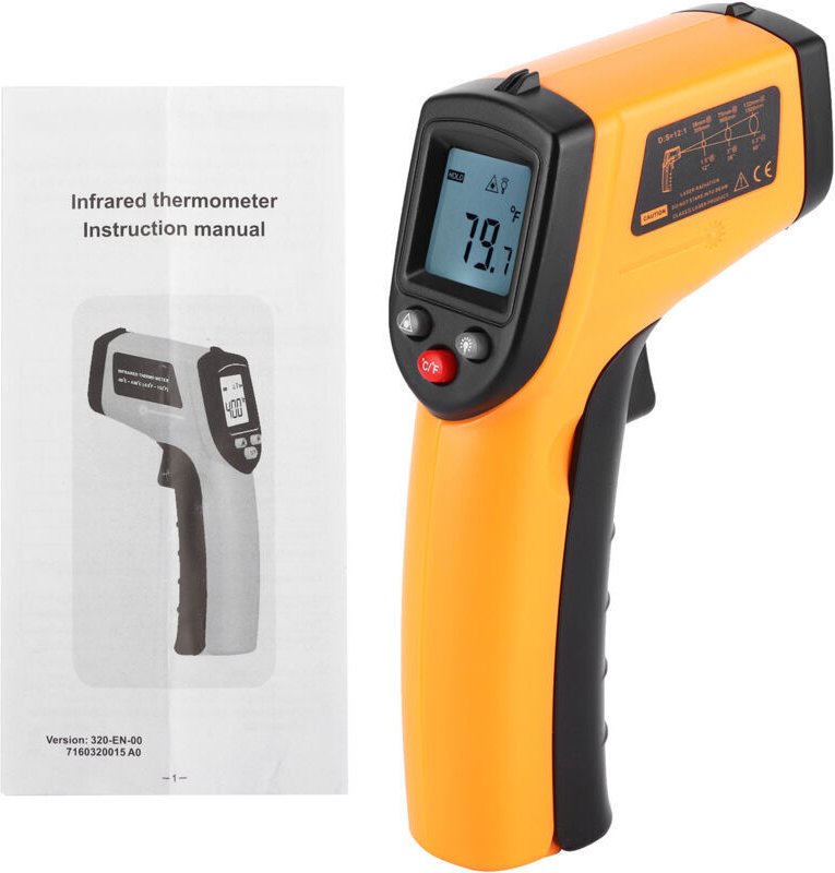 GM320 -50-400℃ Handliches industrielles Infrarot-Thermometer, berührungsloses Temperaturmessgerät
