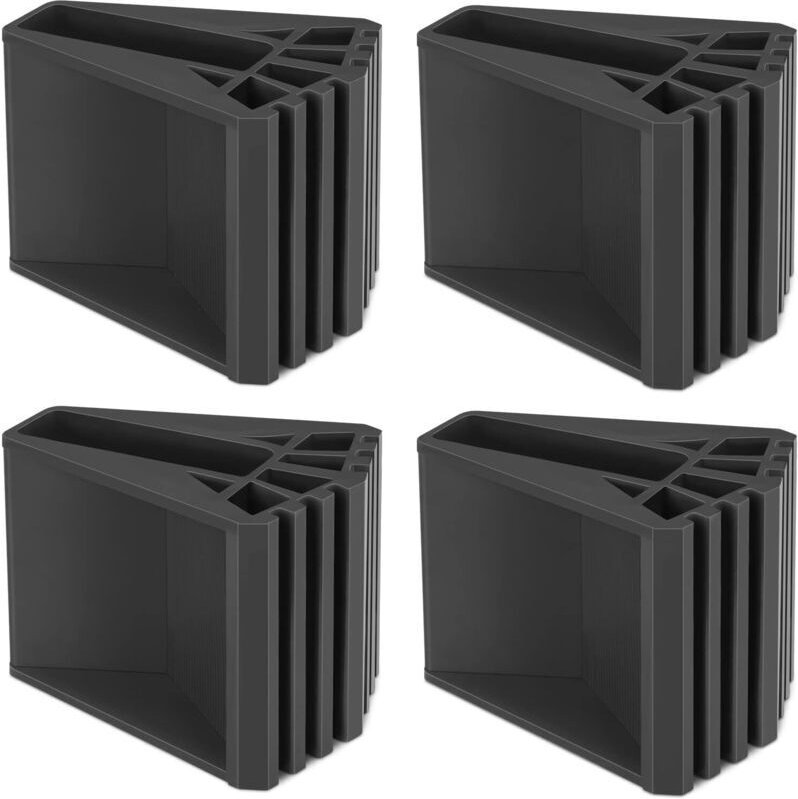 Stück Leiterfüße-Überzüge, PVC-Leiterfüße, rutschfeste Gummipads, universelle Leiterersatzfüße, rutschfeste Gummipads fü...