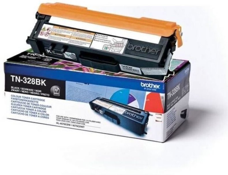 Toner Originalzubehör TN-328BK ca. 6.000 Seiten schwarz