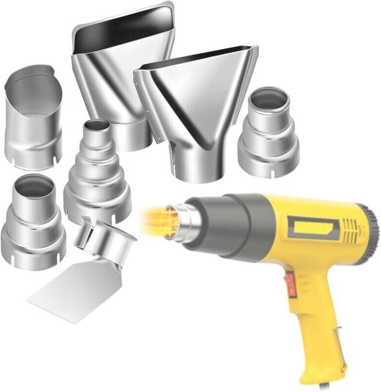 7-teiliges elektrisches Heißluftpistolen-Düsenset für Heißluftlötstationen, Reparaturwerkzeugzubehör, 35–40 mm