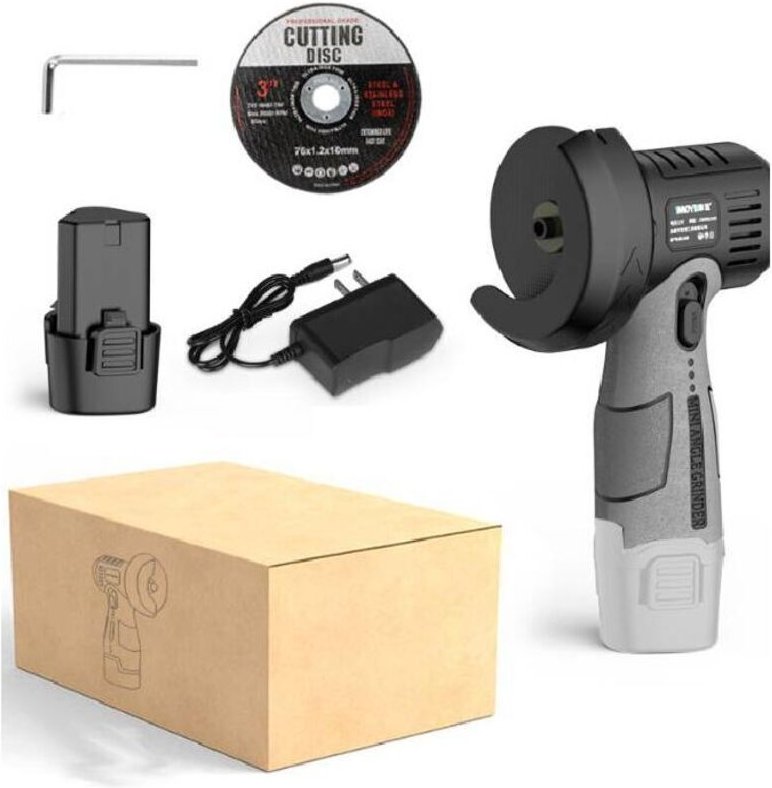 Mini-Akku-Winkelschleifer, tragbar, tragbar, 12-V-Akku, 1 Set, 15.000 U/min