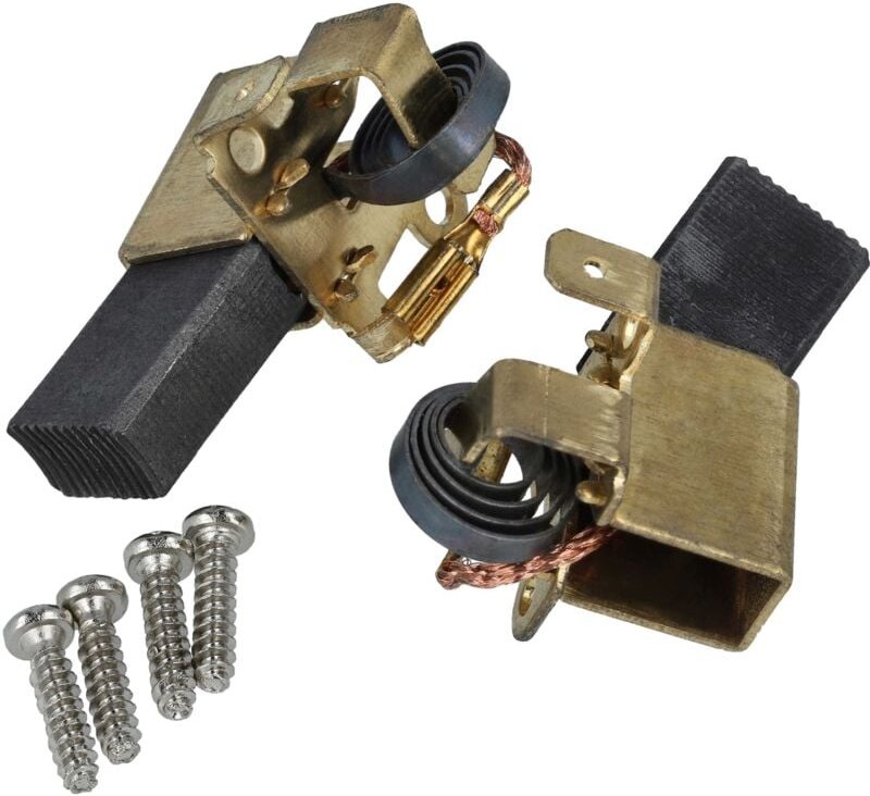 vhbw 2x Kohlebürste 7 x 12 x 18 mm Ersatz für Bosch 1 609 203 V51 für Oberfräse