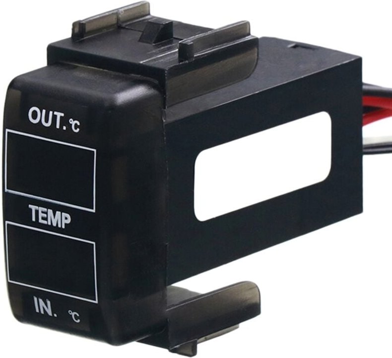 Tlily - Auto Interne und Externe Temperatur Anzeige Dual Sensor für X-Rail Sunny NV200 Teana