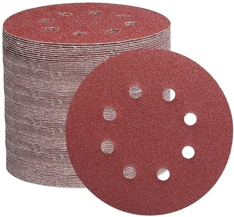 105 Stück 125 mm Schleifscheiben, 8-Loch Schleifpapier-Schleifscheiben, ideal zum Schleifen/Polieren mit Exzenterschleif...