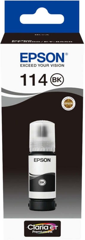 TINTE T07A14 - Tinte - Epson - schwarz - 114 - original (C13T07A140)
