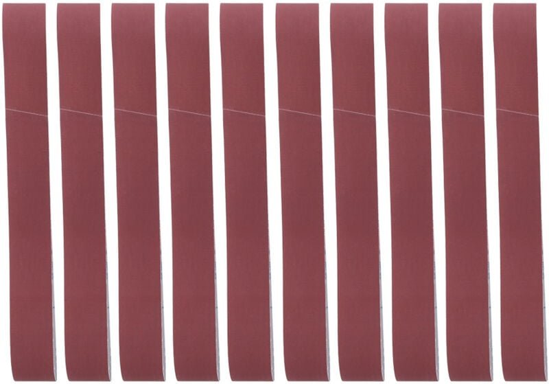Schleifbänder, 740 x 40 mm, 10 Stück, Aluminiumoxid-Schleifband, Polierwerkzeug, ideal zum Schleifen von Lack auf Holz u...