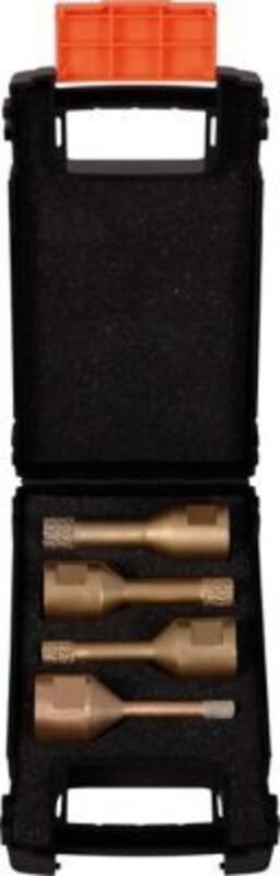 Projahn Satz Diamant Trockenbohrer 4-tlg. mit Wachs M14 Gewinde Schaft je 1 Stück: Ø 6, 8, 10, 12 mm