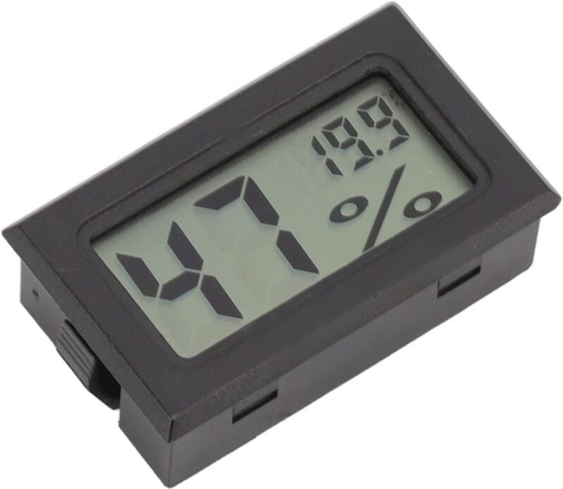 Mini-Digital-Feuchtigkeitsmesser, elektronisches Thermometer-Hygrometer, Zigarrenkistenthermometer, Zigarrenschrank für ...