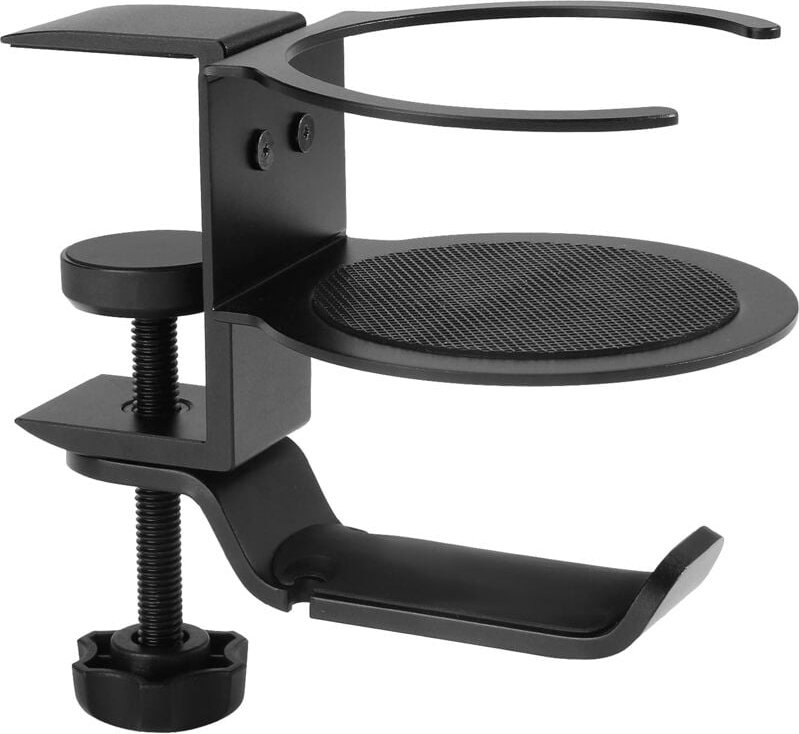 Kopfhörer-Aufhänger, 360° drehbar, Aluminium-Kopfhörerhalter, Gaming-Headset-Ständer, Desktop-Kopfhörerhalter, Ohrhörerh...