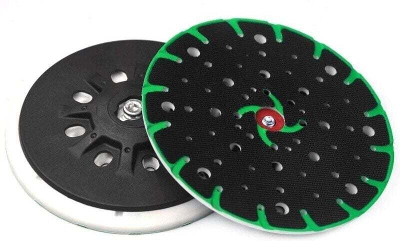 Patin von Ponçage 150mm, Filetage von Raccordement M8-49 Trous mit Schraube mit Fonction Dépoussiérage, Compatible mit P...