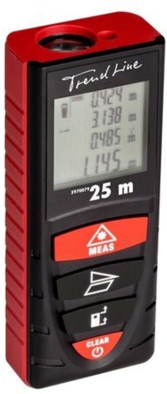 Trendline - Primaster Entfernungsmesser Laser Laserliner Distanzmesser 25 m