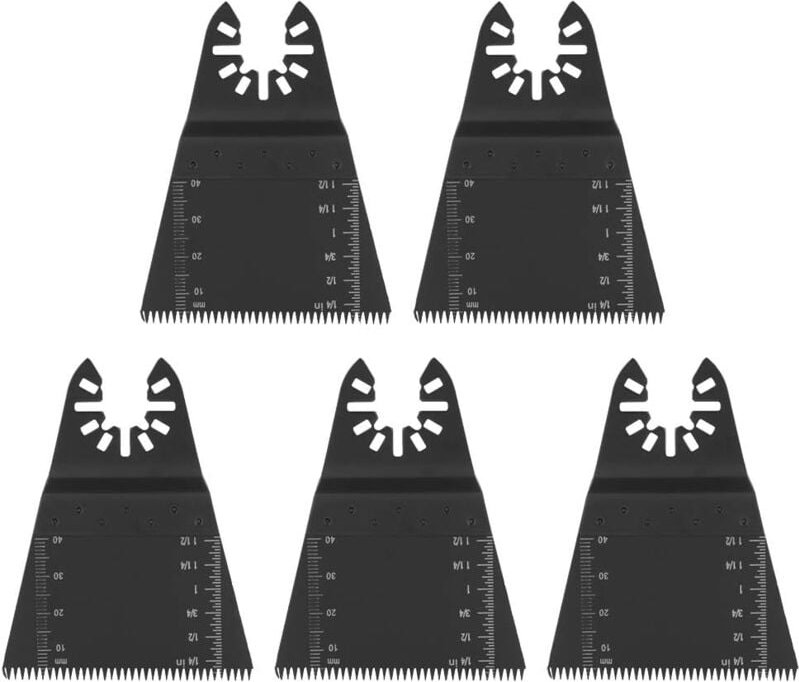 Set mit 5 oszillierenden Sägeblättern, oszillierendem Multitool-Sägeblatt mit Schnellverschluss, oszillierendem Werkzeug...