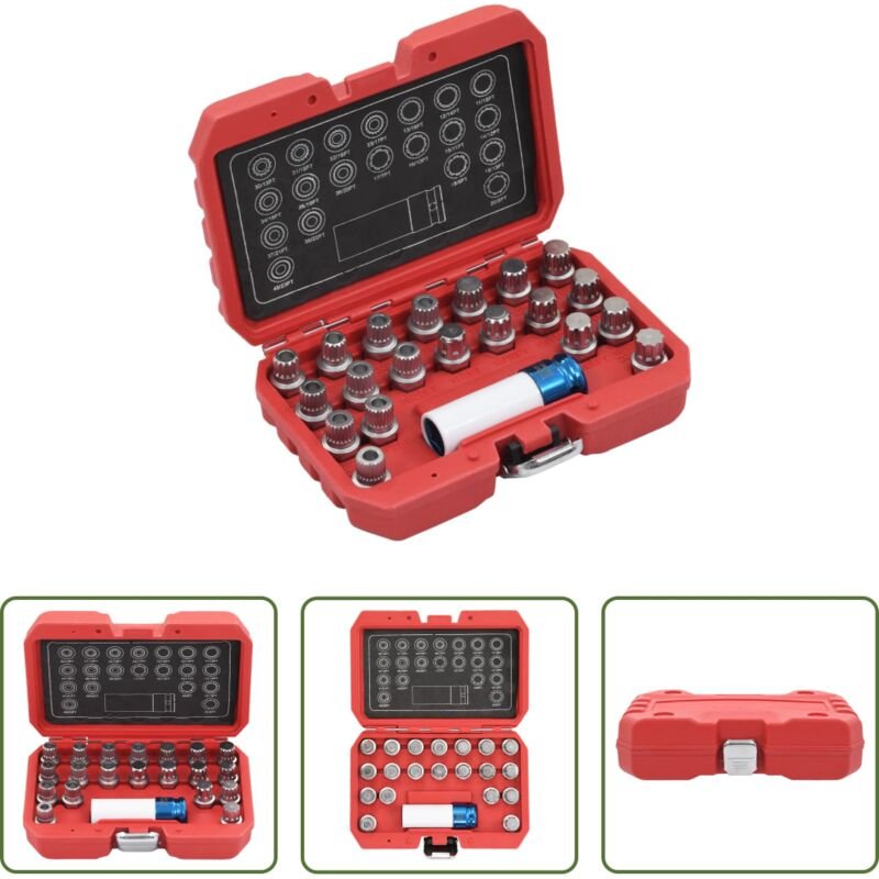 Felgenschloss Werkzeug - 21-tlg. Felgenschloss-Demontagewerkzeug-Set für BMW