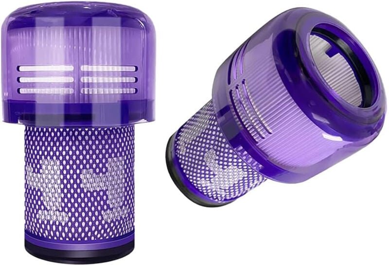 2 Filter für Dyson V12, Ersatzfilter für Dyson V12 Detect Slim, Filterzubehör für Dyson V12 Slim Absolute, waschbarer Fi...