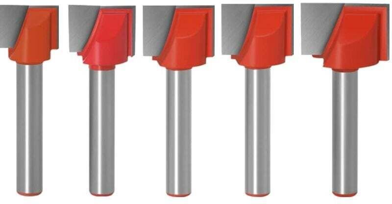 Fräser-Set mit 6-mm-Schaft, Fräser für gerade Nuten, Fräser für harte Oberflächen, Holzhobelschneider, Holzbearbeitungsw...