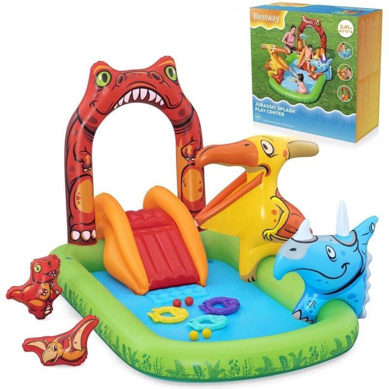 Jurassic aufblasbarer Spielplatz 241 x 140 x 137 cm Bestway 53160