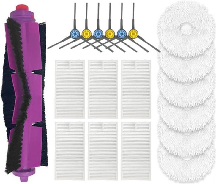 19PCS Für V12 Roboter Vakuum Ersatz Teile Zubehör