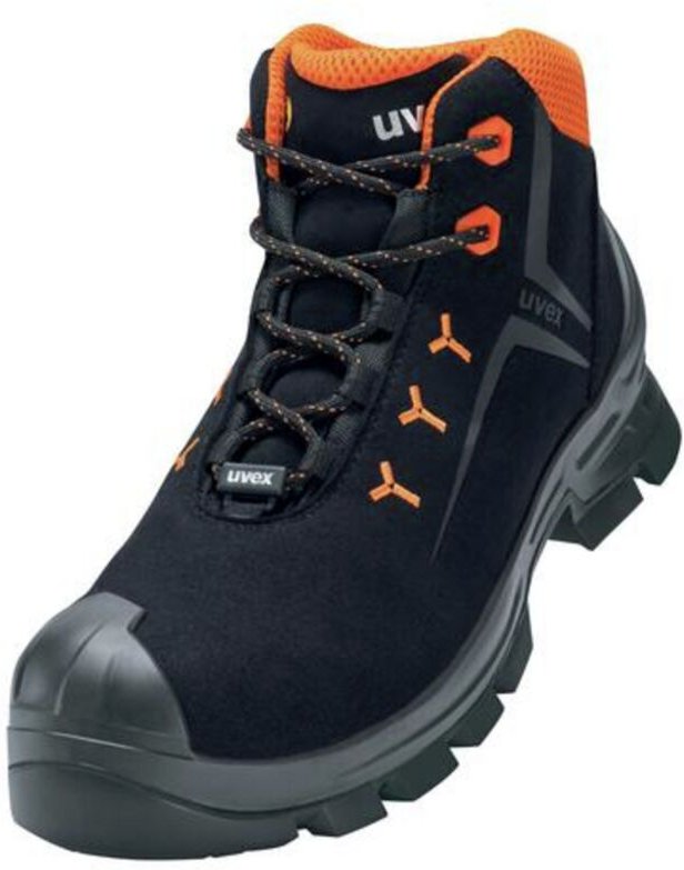Uvex 2 Vibram S3 HI HRO SRC 65292 Sicherheitsschuhe - 42 EU - Negro