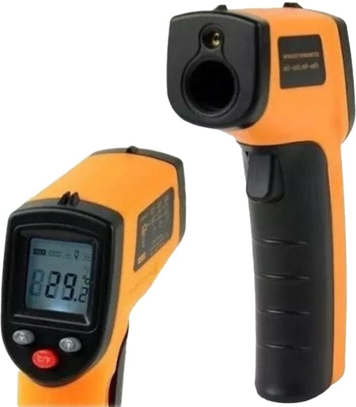 Temperaturmessgerät mit berührungsloser Laserpositionierung, hochpräzises tragbares Infrarotthermometer