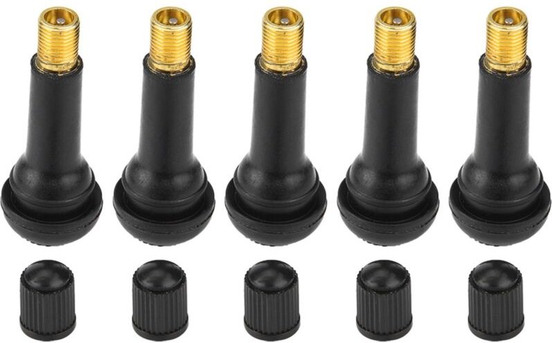 Alomejor Ventil Staubblatt Imperproof Dust Prevention für Auto Motorrad Schläuche, 100 Stück für die Unterbringung (TR41...