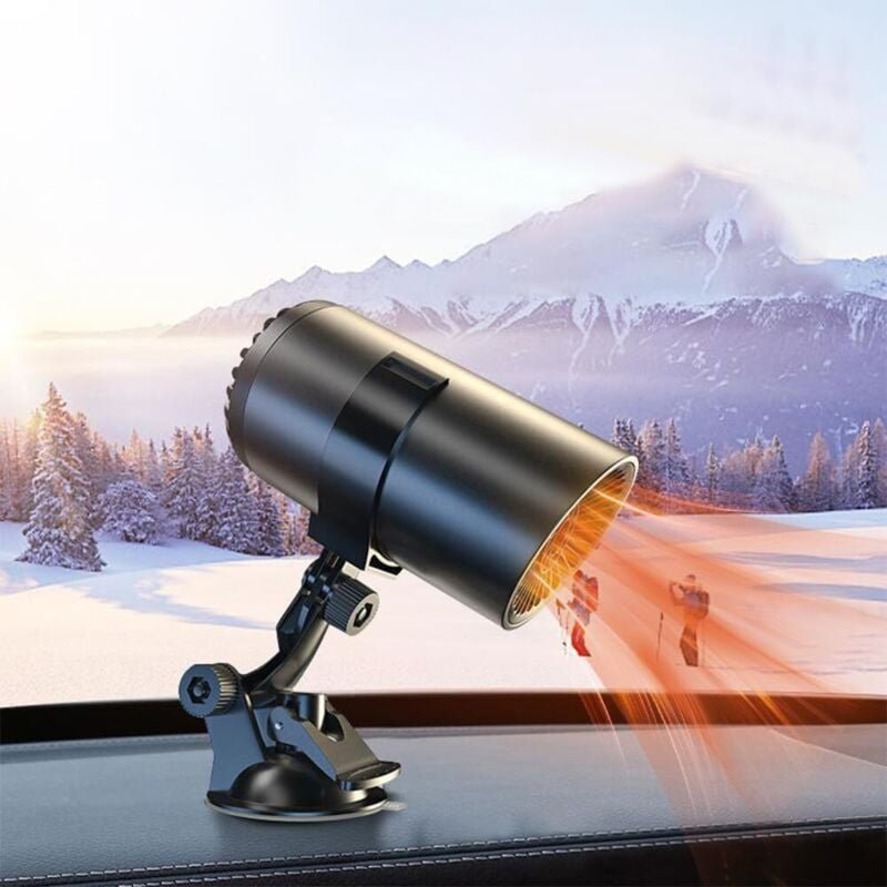 12V 150W Autoheizung, tragbare Autoheizung, 2-in-1-Heiz- und Kühlventilator, Auto-Windschutzscheiben-Defogger, Autoheizu...